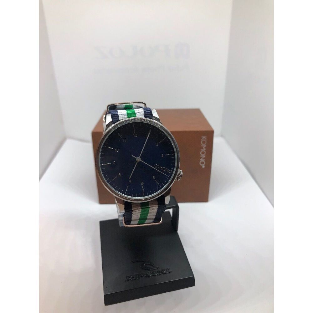 KOMONO SN196120000221 Unisex Strap Blue Dial With Custom Band Wrist Watch BW126